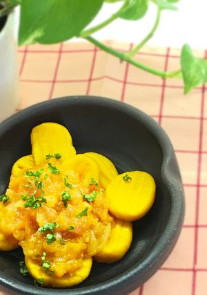 かぼちゃの米粉ニョッキ（トマトソース味）-レシピのメイン写真