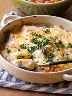 簡単♪豆腐ときのこのヘルシーグラタン♡-レシピのメイン写真