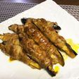 ナスの肉巻きカレー風味