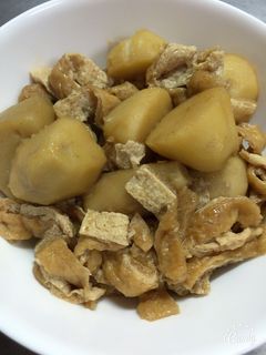 里芋と油揚げの煮物-レシピのメイン写真