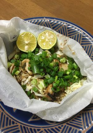 ゆる糖質オフ レンジで牡蠣味噌野菜蒸し-レシピのメイン写真