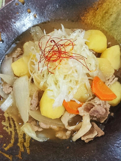 ネギにジュワッとごま油香る韓国風肉じゃが-レシピのメイン写真