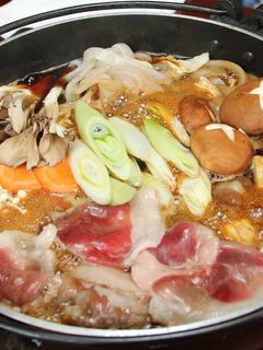 猪(しし)肉すき焼き-レシピのメイン写真