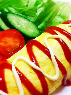野菜とひき肉入り♪我が家のオムレツ-レシピのメイン写真