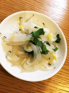 【和え物】白魚のポン酢あえ-レシピのメイン写真