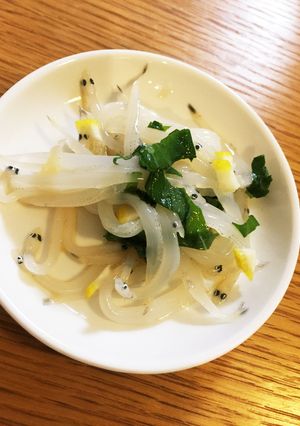 【和え物】白魚のポン酢あえ-レシピのメイン写真