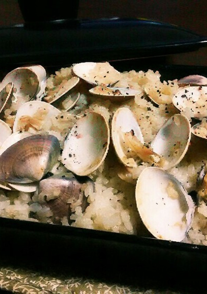 はまぐりのパエリア風炊飯器の炊き込みご飯-レシピのメイン写真