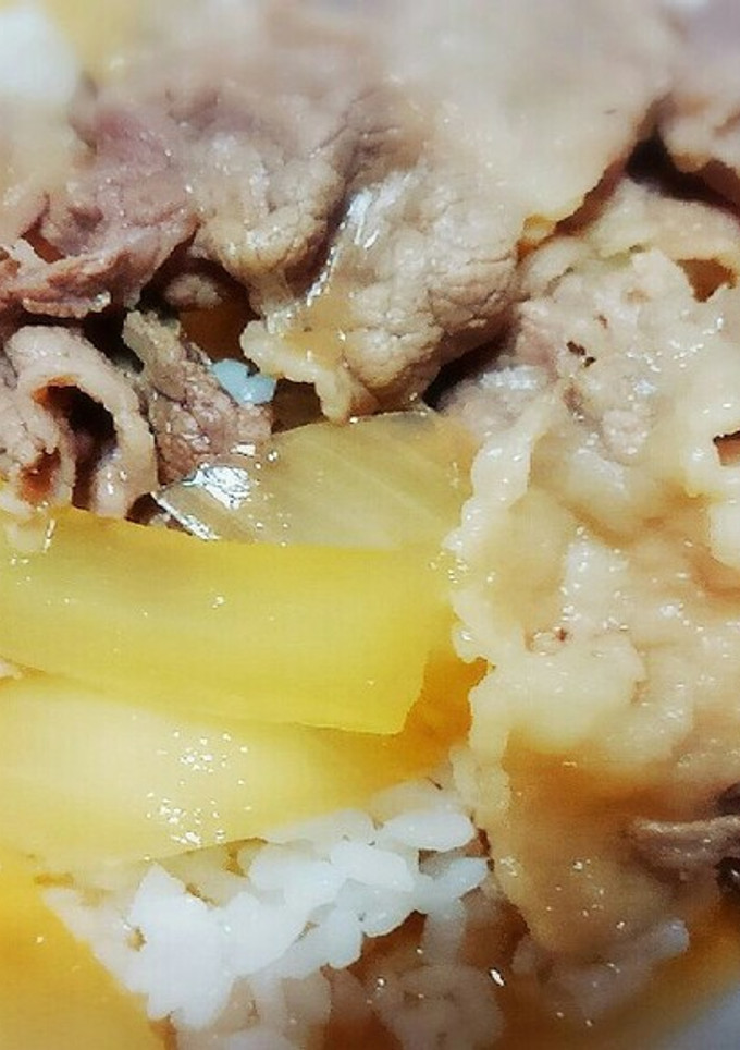 簡単！吉野家風、牛丼♪-レシピのメイン写真