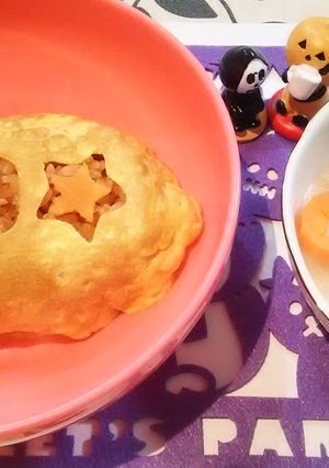 ハロウィンオムライス&シチュー-レシピのメイン写真