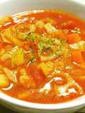 押し麦とシャキシャキ根菜のミネストローネ