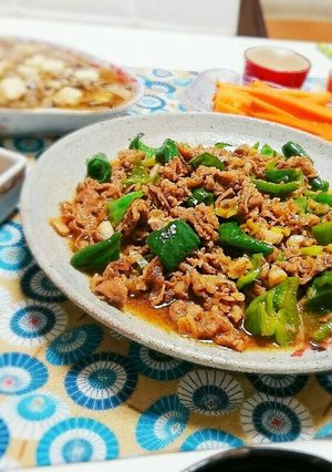 牛肉とピーマンの焼肉炒め-レシピのメイン写真