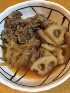 牛肉とレンコンのしぐれ煮-レシピのメイン写真