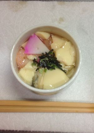 簡単!卵豆腐と好きな具で作る茶碗蒸し-レシピのメイン写真
