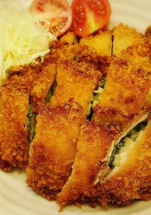 卵なし豚ロースのサクサクチーズはさみ揚げ-レシピのメイン写真