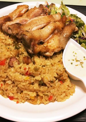 カレーピラフとチキンのワンプレート-レシピのメイン写真