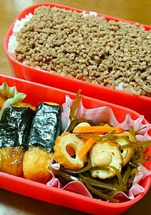 ♥そぼろごはん弁当♥-レシピのメイン写真