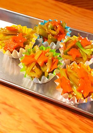 お弁当にブロッコリーとにんじんのきんぴら-レシピのメイン写真