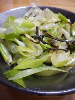 ねぎの塩昆布和え-レシピのメイン写真