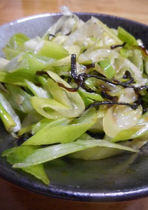 ねぎの塩昆布和え-レシピのメイン写真
