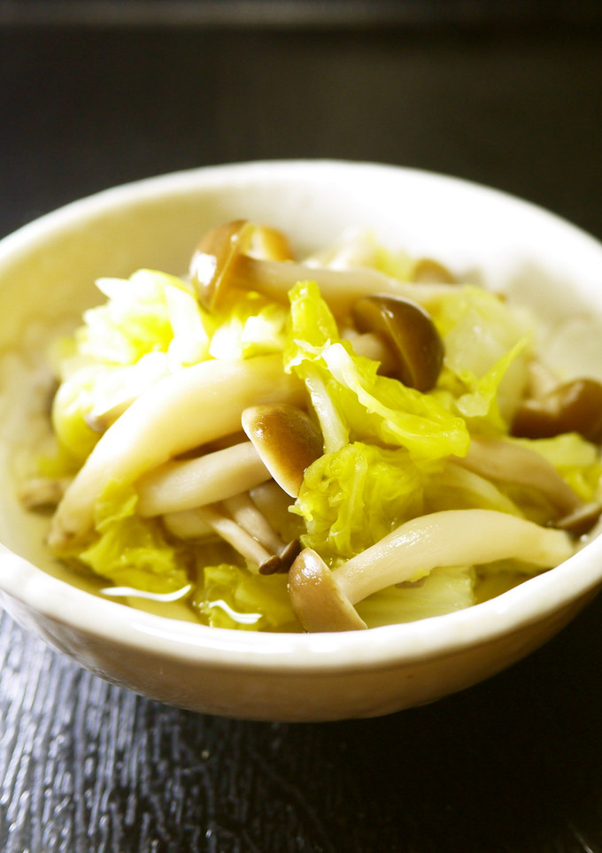 味付けは白だしのみ！しめじと白菜の煮物-レシピのメイン写真