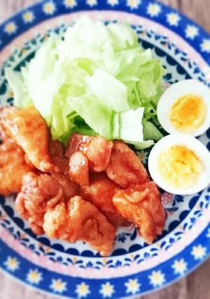 鶏カラでも甘辛手羽先風-レシピのメイン写真