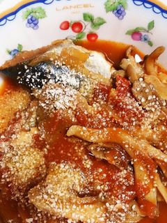 圧力鍋でさんまのトマト煮-レシピのメイン写真