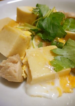 鶏肉と高野豆腐の卵とじ-レシピのメイン写真
