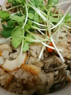 鶏肉とたっぷりキノコの秋炊き込みご飯☆-レシピのメイン写真