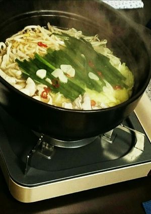 時短&節約鍋♪♪塩醤油もつ鍋⭐-レシピのメイン写真