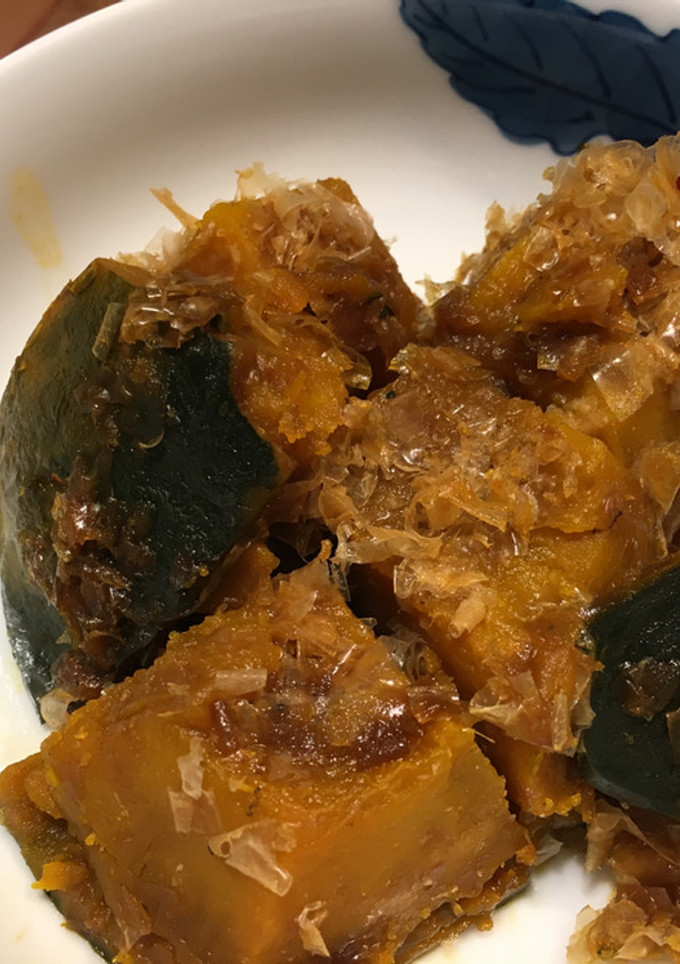 簡単！かぼちゃのおかか（かつお節）煮-レシピのメイン写真