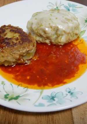 不器用カレーハンバーグ-レシピのメイン写真