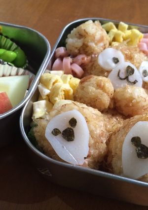 ダッフィ♡キャラ弁-レシピのメイン写真