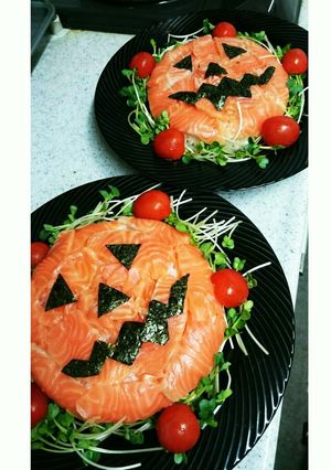 ハロウィン☆ ちらし寿司-レシピのメイン写真