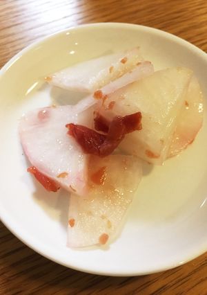 【お弁当*朝食に】大根の梅和え-レシピのメイン写真