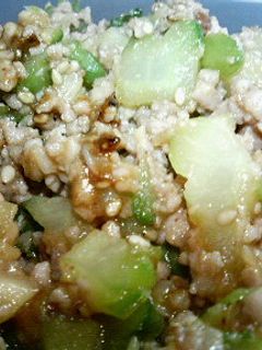 ゴーヤ(にがうり)入り肉そぼろ-レシピのメイン写真