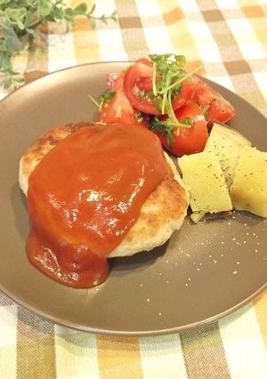 まるで合挽！？ダシダでおからハンバーグ-レシピのメイン写真