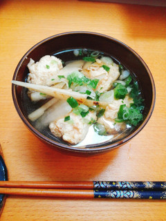 鳥ごぼうのあごだし汁-レシピのメイン写真