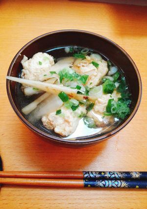 鳥ごぼうのあごだし汁-レシピのメイン写真