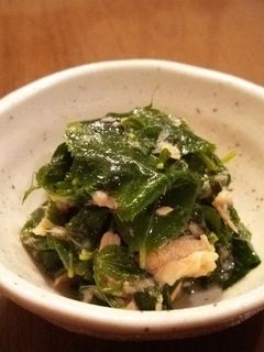 モロヘイヤとツナのポン酢和え-レシピのメイン写真