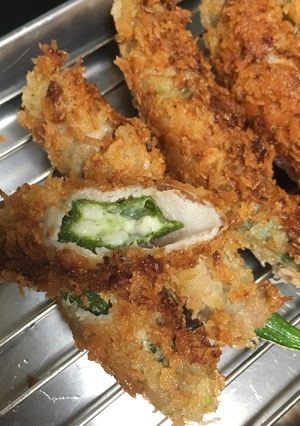 肉巻きオクラフライ-レシピのメイン写真