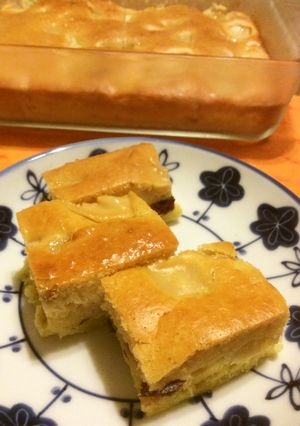 スイートポテト&りんごケーキの二層焼き-レシピのメイン写真