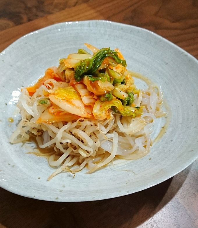 キムチともやしとしらたきで満腹の一品 by ふぅたろん 【クックパッド