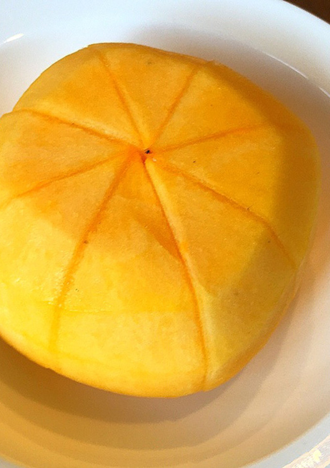 柿の皮むき その1-レシピのメイン写真