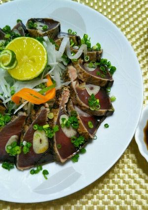 簡単！混ぜるだけ！鰹たたきのタレ-レシピのメイン写真