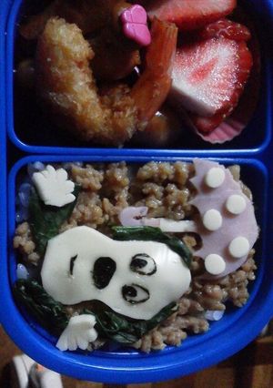 ワンワンのキャラ弁-レシピのメイン写真