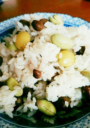♥白だしと塩だけの むかごご飯❤-レシピのメイン写真