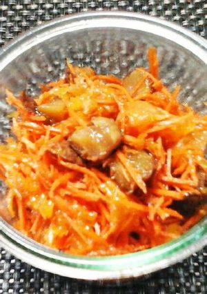 秋味♪栗とみかんのキャロットラペ-レシピのメイン写真