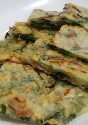 材料これだけ!簡単♪にらチヂミ♪-レシピのメイン写真