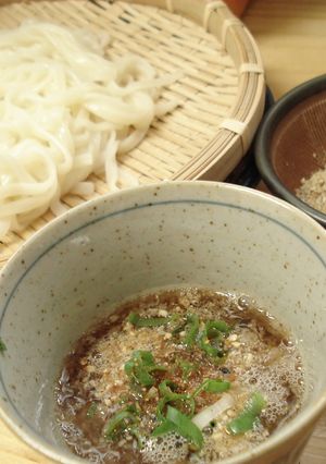 ざるうどん☆おろしめんつゆで-レシピのメイン写真