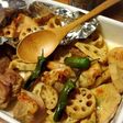 鶏肉とレンコンの柚子胡椒グリル